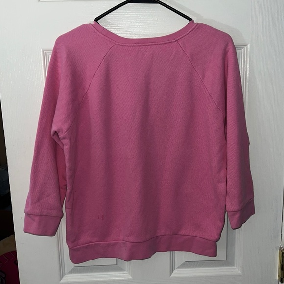 Whistles Women’s Hot Pink “Je Voudrais” Pullover Sweater Size Small - Picture 4 of 4